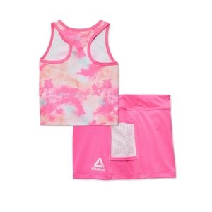 Toddler Girl Remi Skort Set- Red & Blue